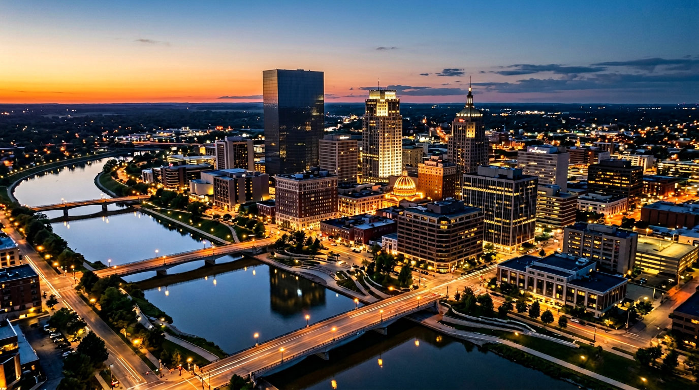 Dayton skyline