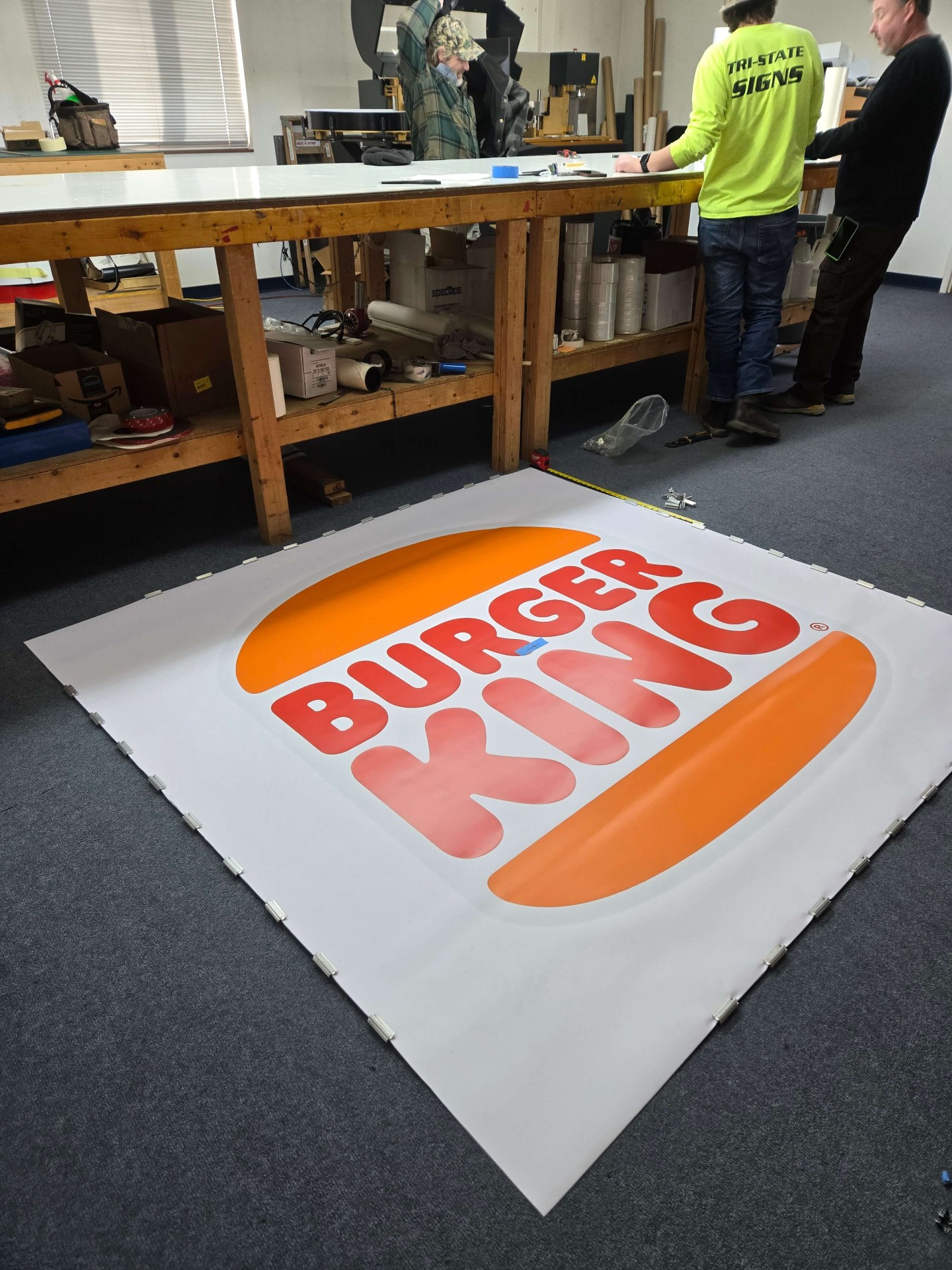 Tri-State Signs fabrication shop work 8